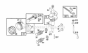 Crankshaft Piston Group Diagram and Parts List for 126802-0421-01  Briggs and Stratton Engine